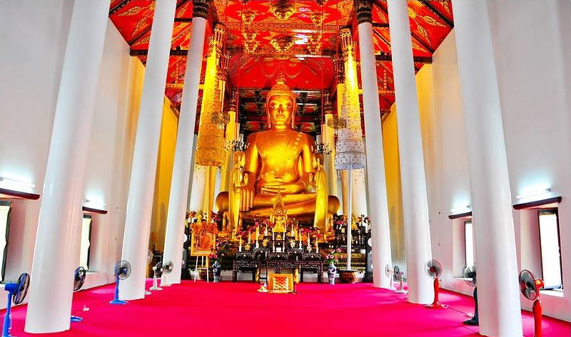 พระศรีศากยมุนีศรีธรรมราช ณ พระวิหารหลวง วัดพระมหาธาตุวรมหาวิหาร จังหวัดนครศรีธรรมราช