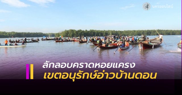 จับเรือประมงลักลอบคราดหอยแครง