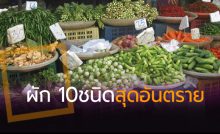 ผัก 10 ชนิด พบ สารตกค้าง