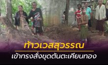 ท้าวเวสสุวรรณ สั่งขุดต้นตะเคียนทอง